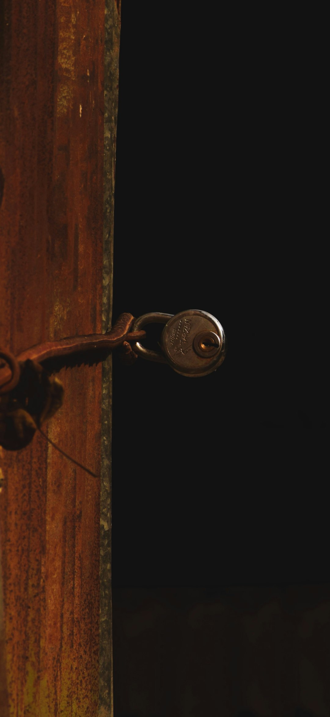 Glowing padlock symbolizing digital encryption