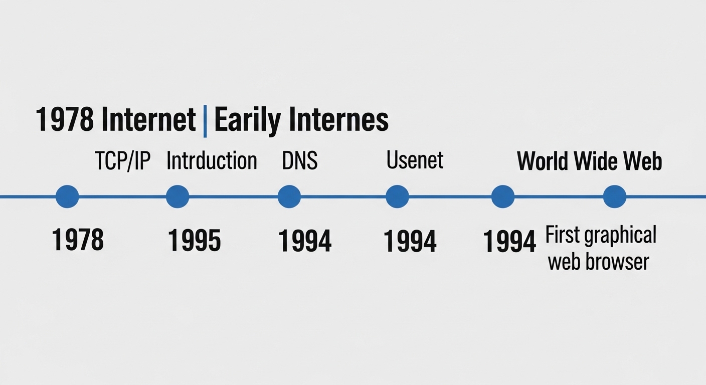 Chronologie des premiers spams sur internet