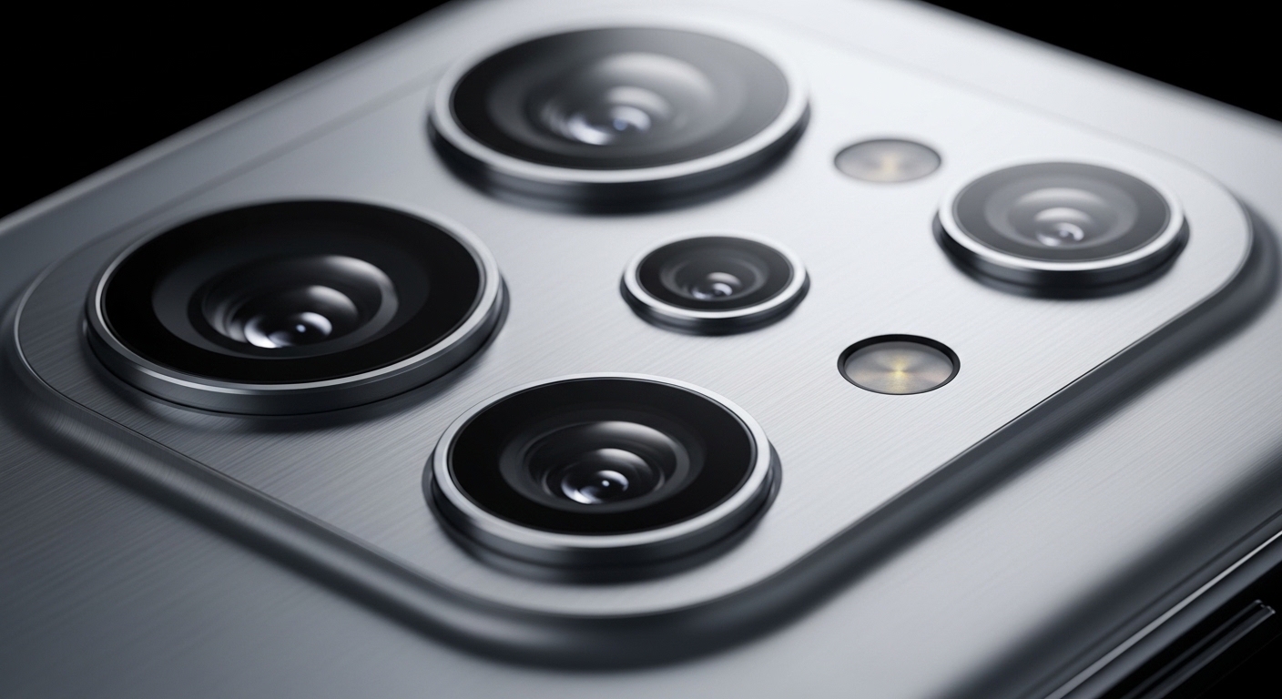 Cụm camera flagship cũ chụp cận cảnh