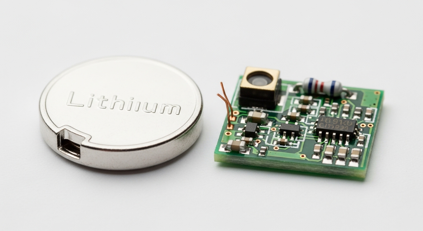 Pin lithium và mạch cảm biến bên trong bóng đá thông minh
