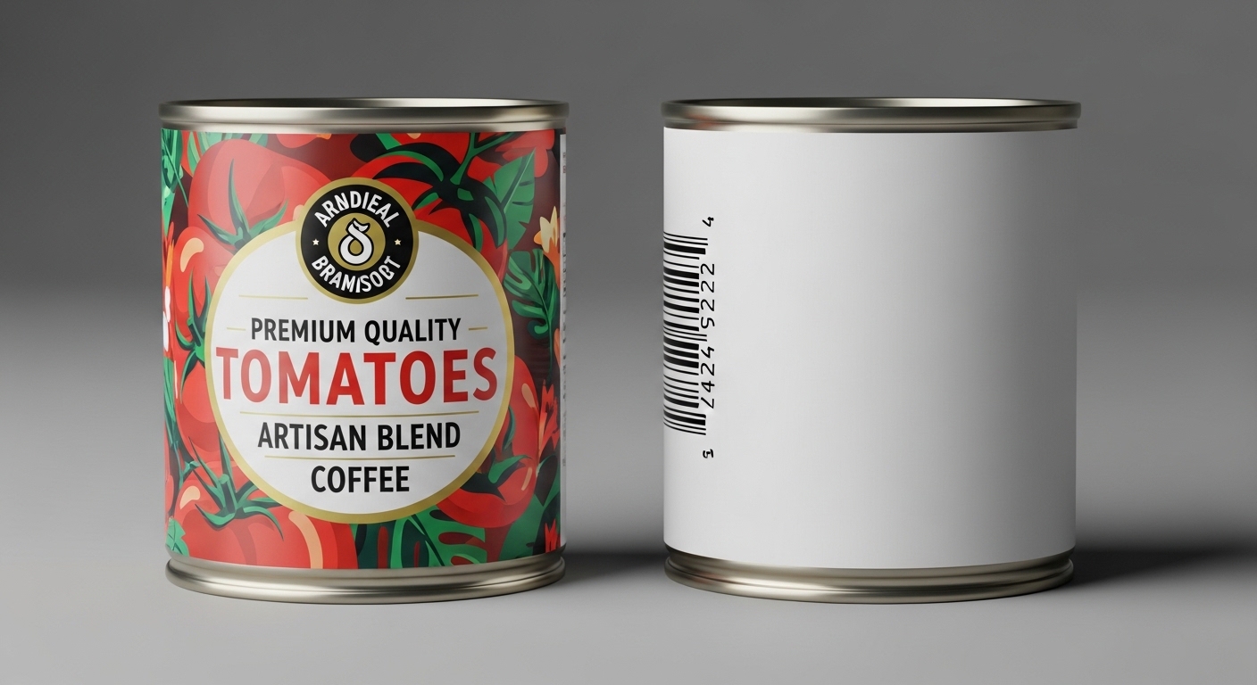 Branded and white-label cans compared side by side