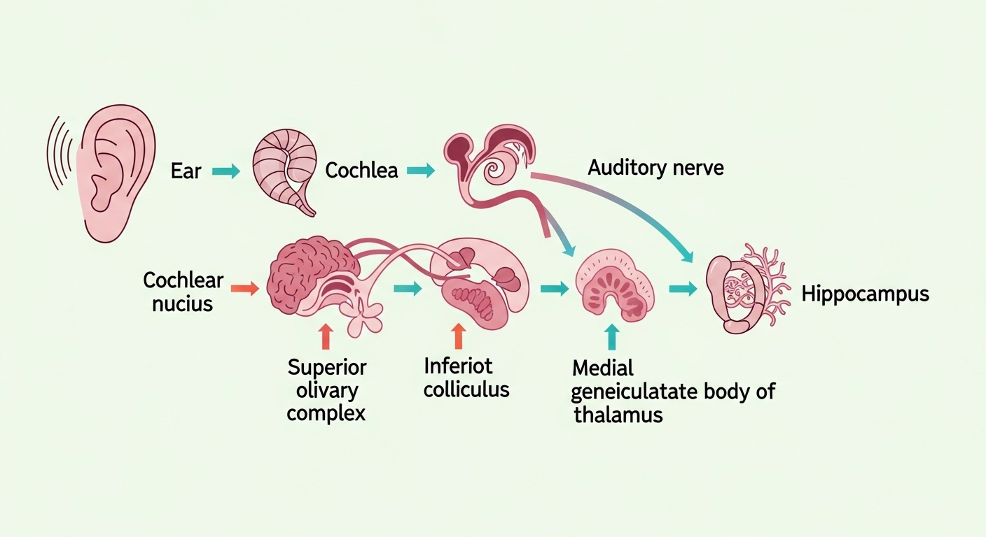 Neural pathway diagram for name encoding