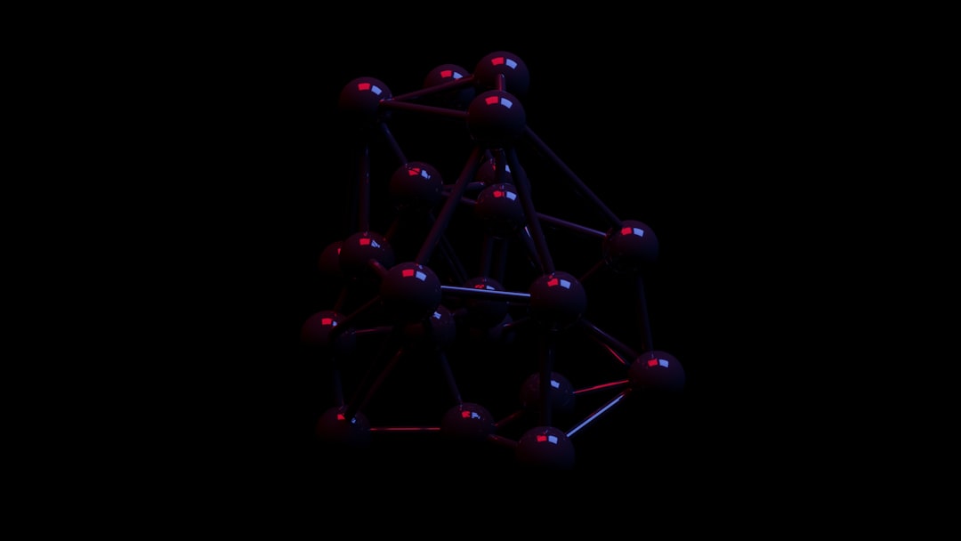 Réseau de neurones lumineux au-dessus d'un plateau de jeu abstrait