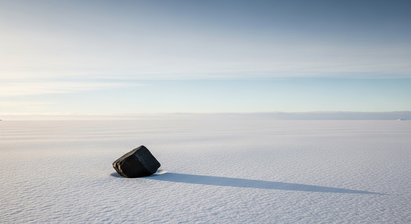 Meteorit auf antarktischem Eis gefunden