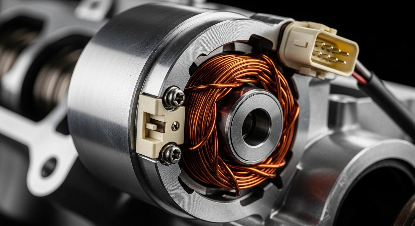 Actuador electromagnético de válvula de motor