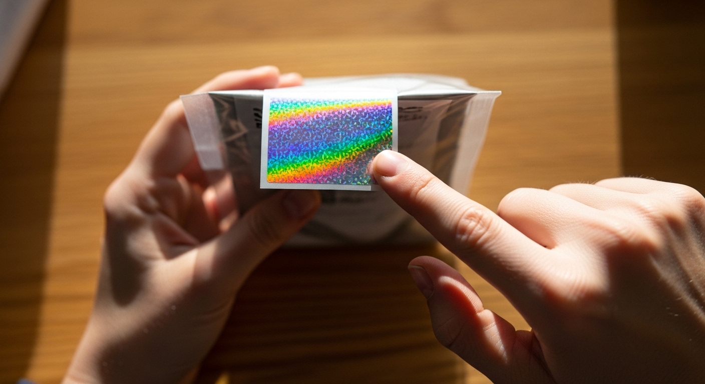 Kiểm tra tem hologram trên sản phẩm