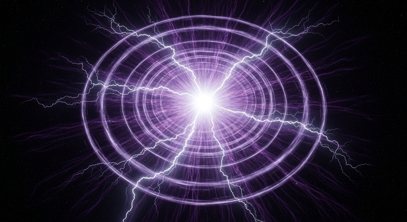 Magnetar mit Energieausbruch aus der Vogelperspektive
