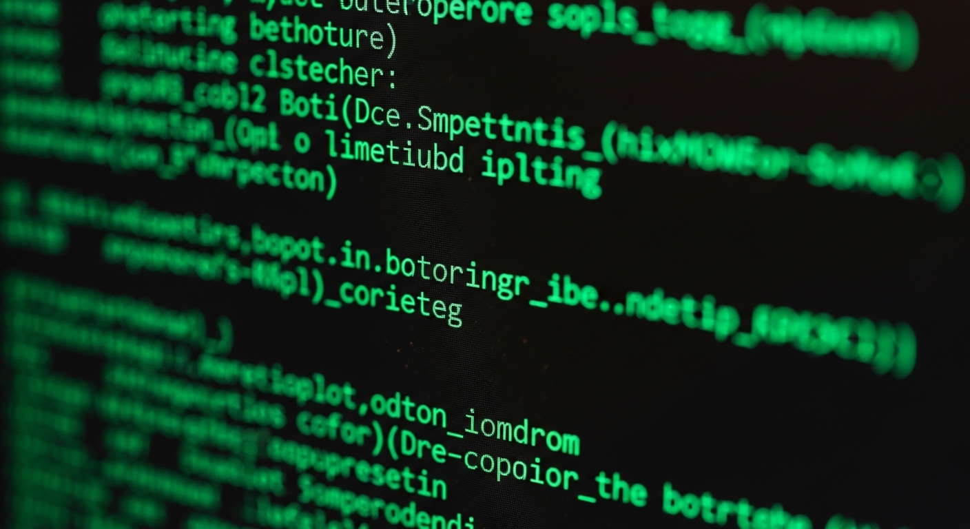 Code source affiché dans un terminal Linux