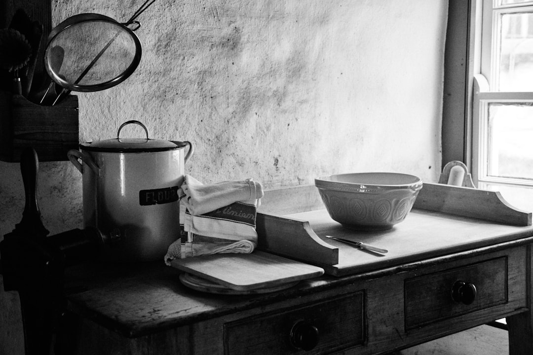 Classic comfort foods on a warm wooden kitchen table
