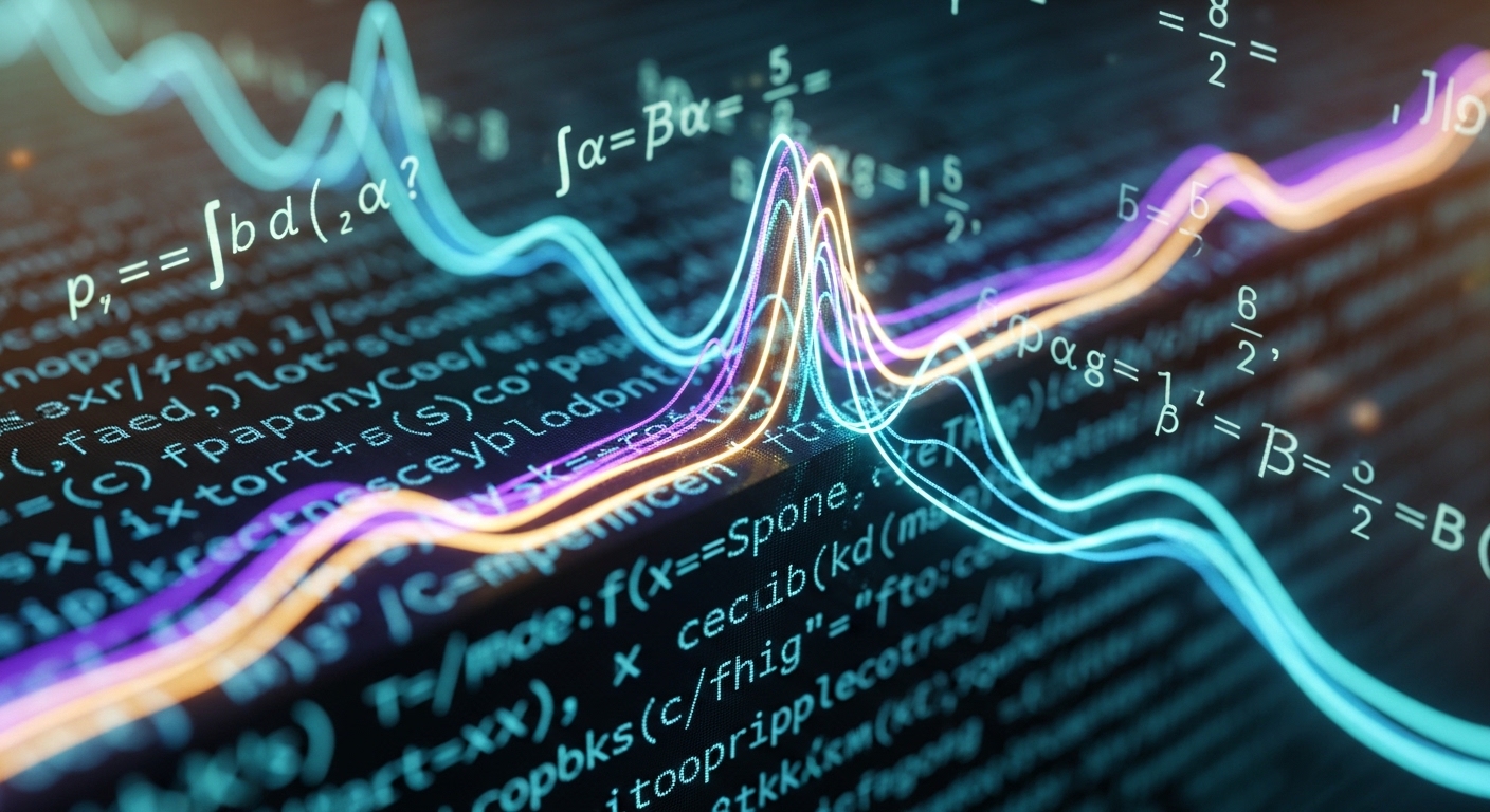 Código y distribuciones estadísticas en pantalla oscura