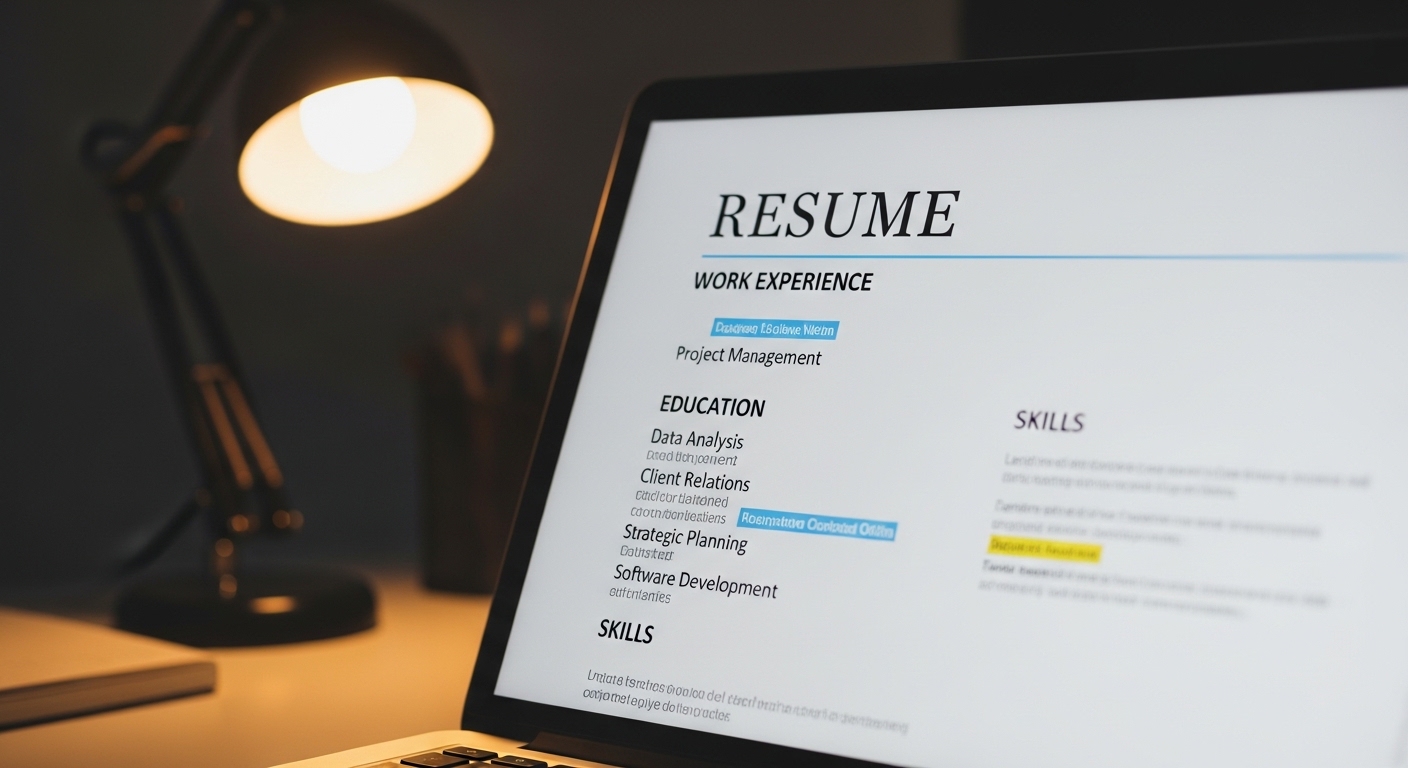CV digital yang dioptimalkan untuk sistem ATS