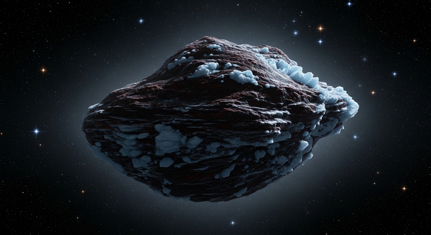Objet interstellaire dérivant dans le vide interstellaire