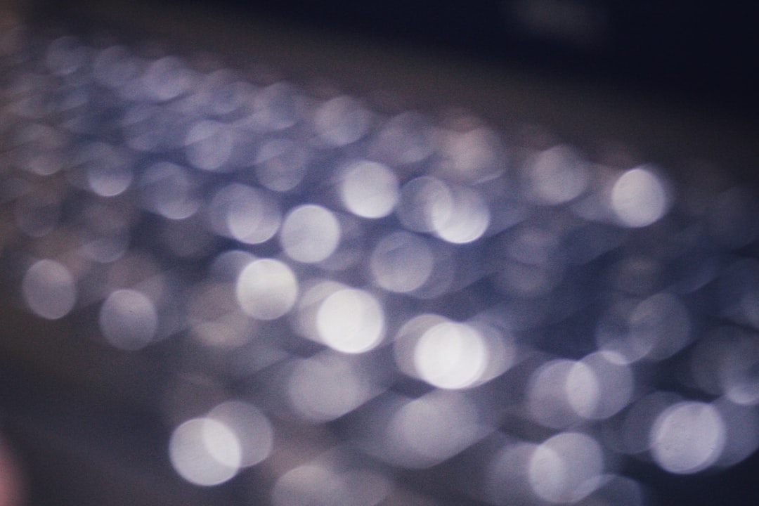 Mechanical keyboard close-up with warm light