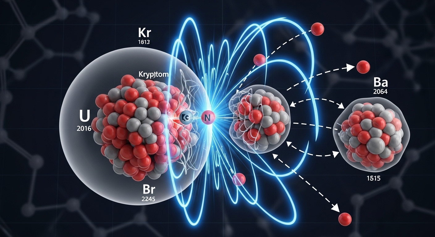 Sơ đồ phân hạch hạt nhân uranium