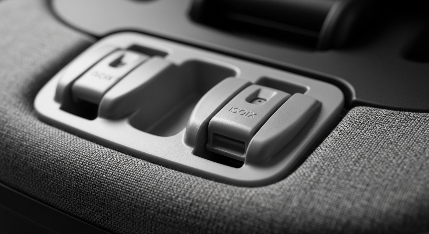Khớp nối ISOFIX trên ghế trẻ em