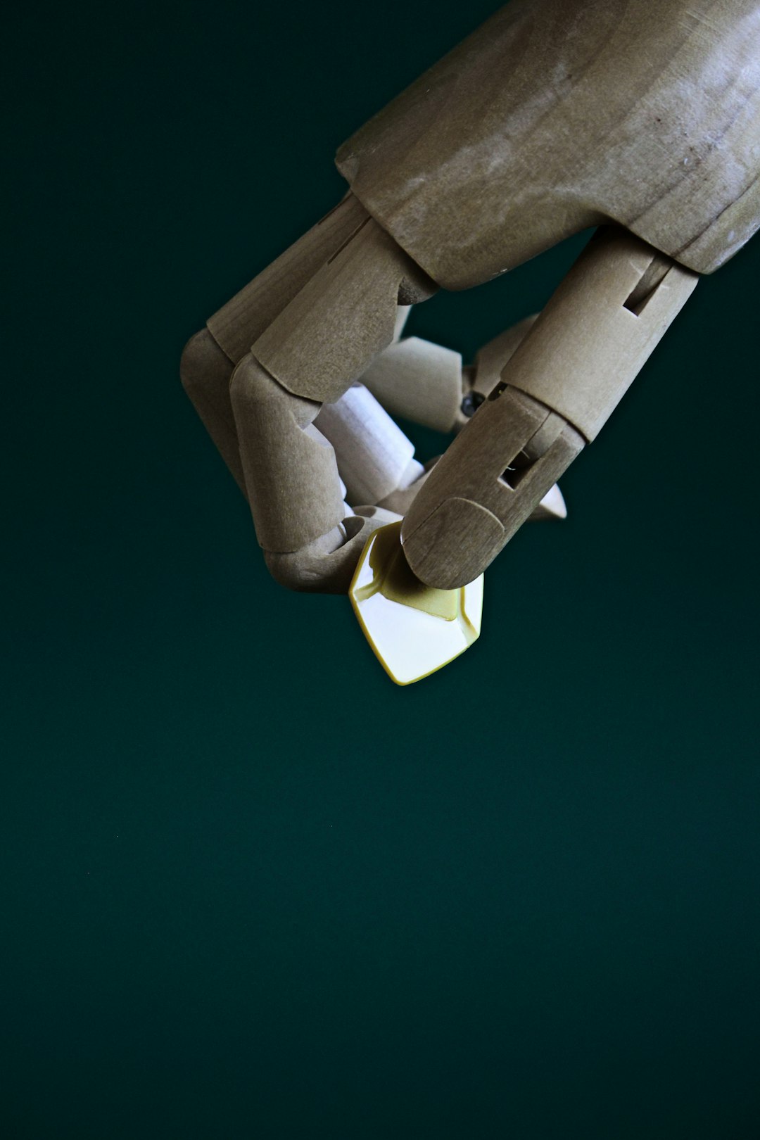 Human and robot hands reaching toward each other