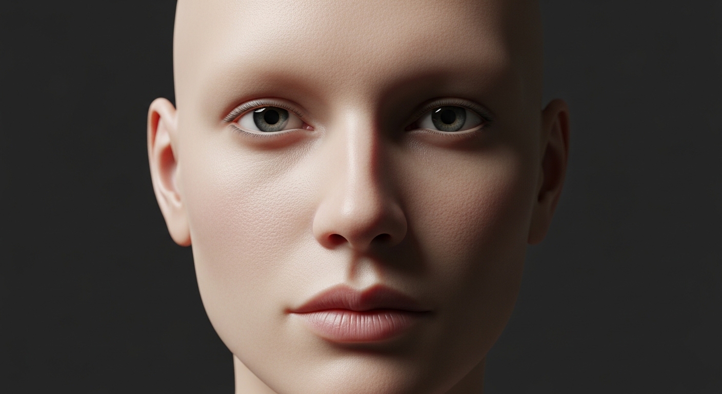 Visage numérique ultra-réaliste d'un influenceur virtuel