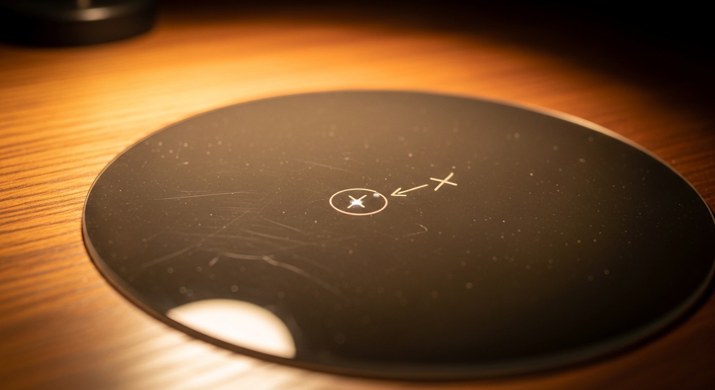 Vintage astronomical plate showing discovery of distant planet