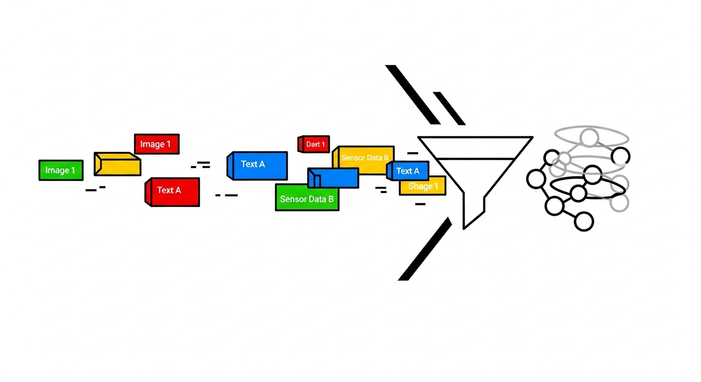 Schematische Darstellung einer KI-Trainingspipeline