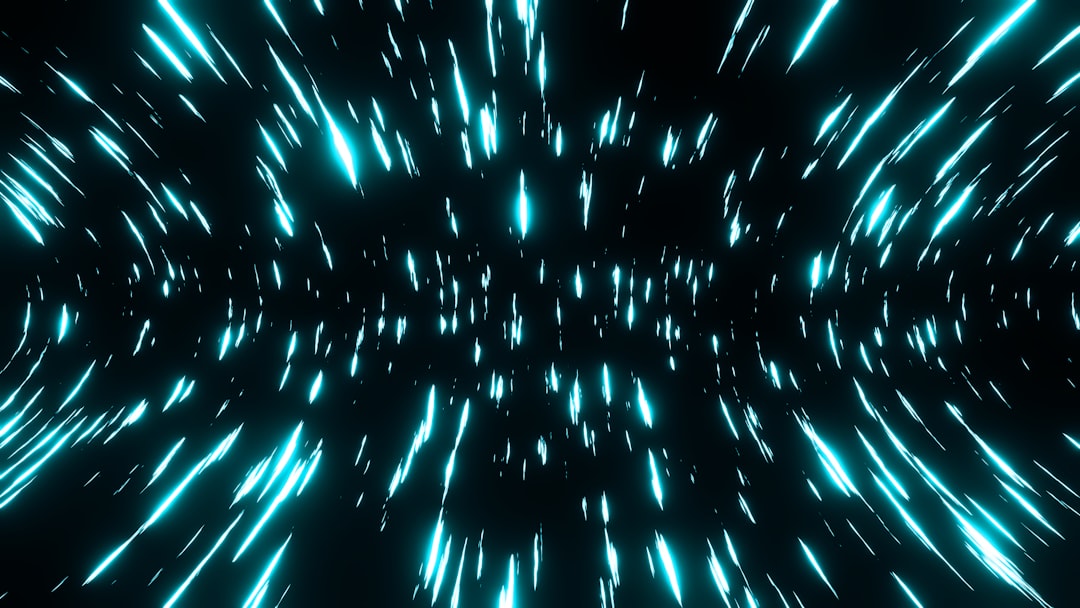 Quantum wave patterns spreading through deep space
