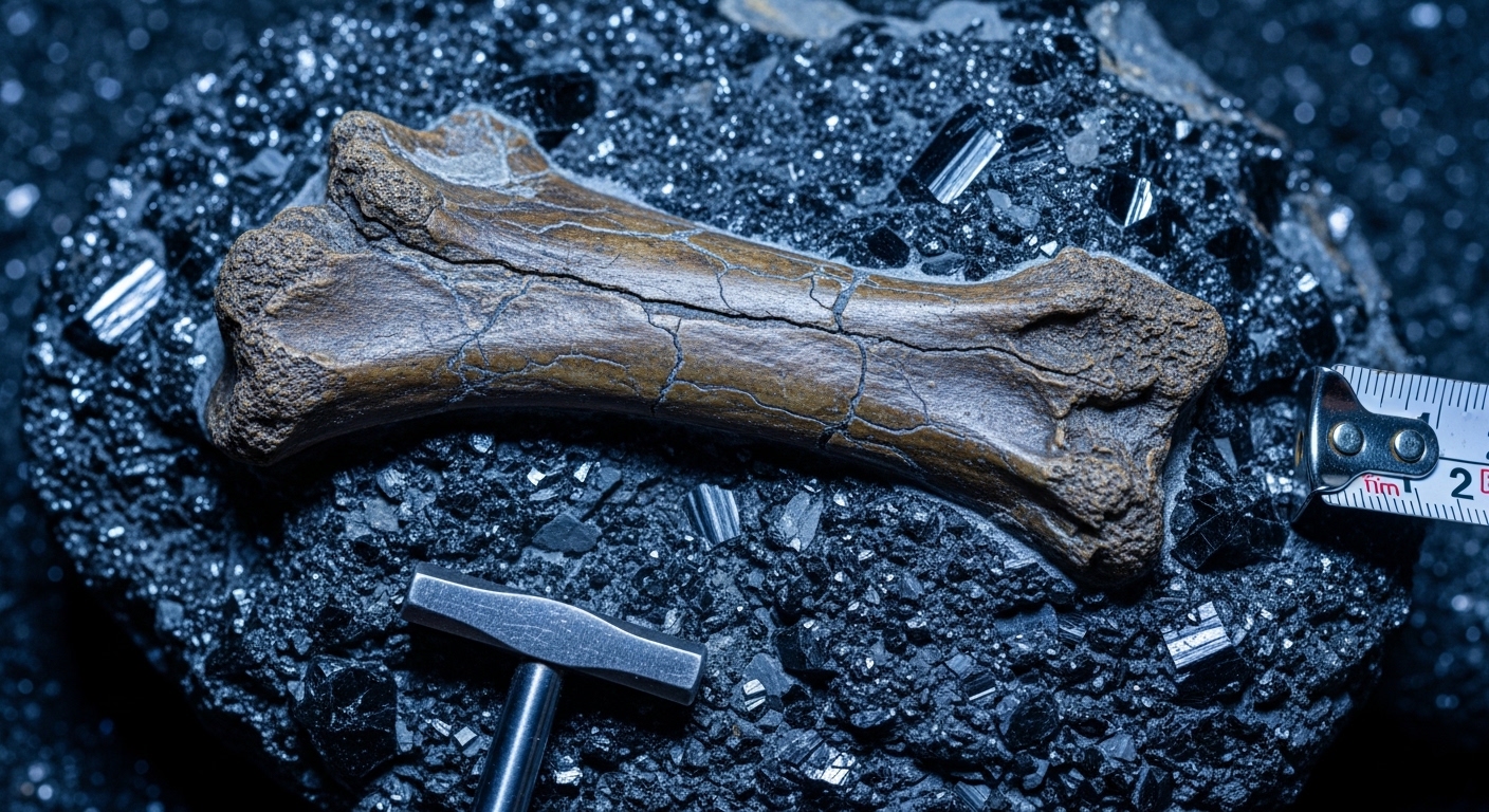 Fosil tulang dinosaurus di batuan Antartika