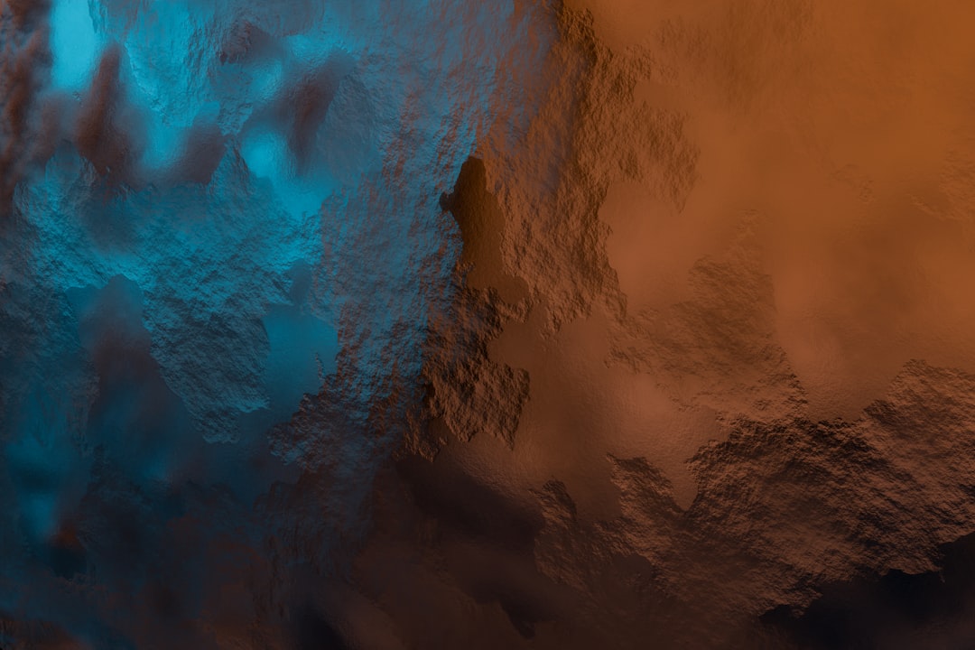 Rocky exoplanet with atmosphere orbiting distant star