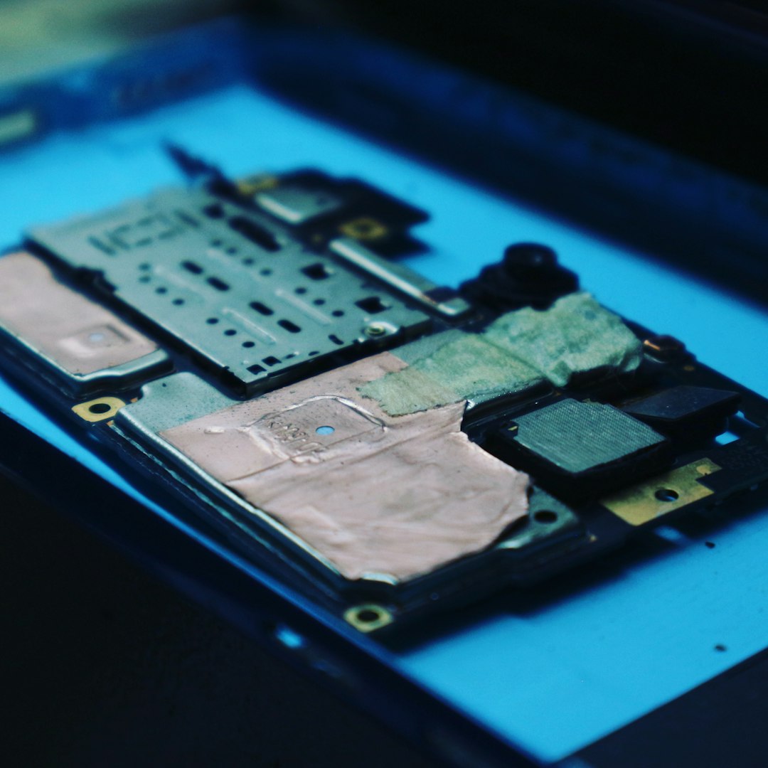 Disassembled smartphone components showing rare materials