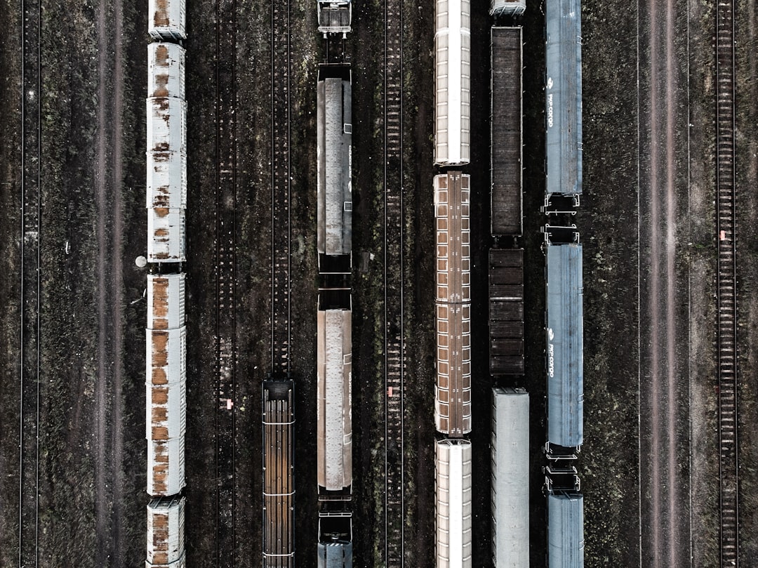 Overhead flat-lay of multiple RAM sticks on gray surface
