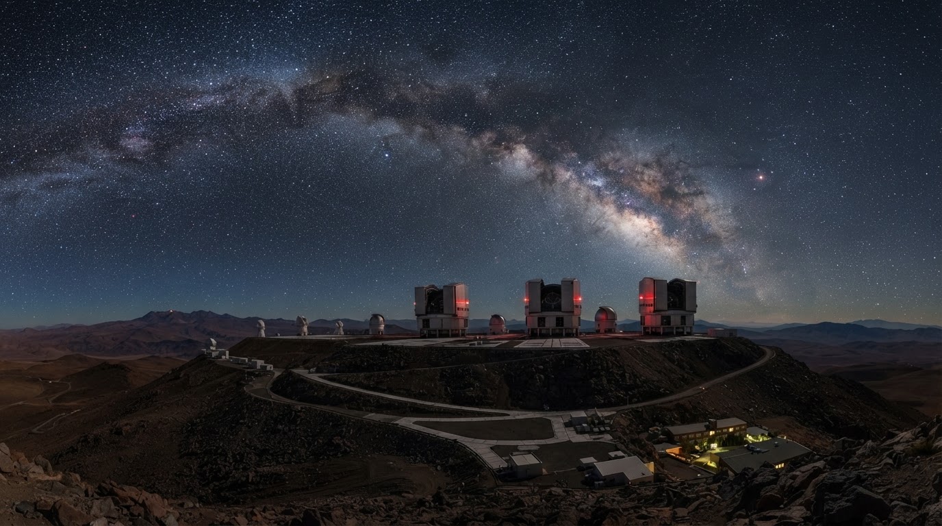 Telescope array observing the night sky for rogue planets