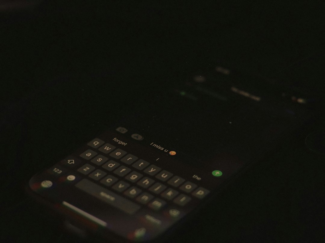 Smartphone chat interface with glowing AI memory nodes